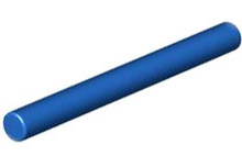 Plaatje in Gallery viewer laden, LEGO® los onderdeel Staaf in kleur Blauw 30374