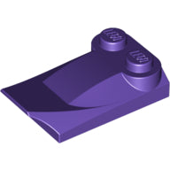 Plaatje in Gallery viewer laden, LEGO® los onderdeel Dakpan Gebogen Donkerpaars 47456