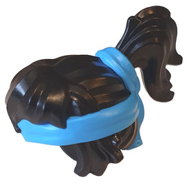 LEGO® los onderdeel Haar in kleur Zwart 76917pb01