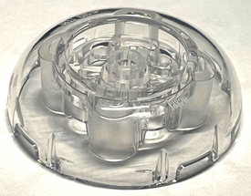 LEGO® los onderdeel Steen Rond in kleur Doorzichtig 79850