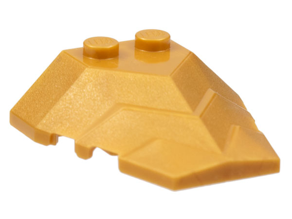 LEGO® los onderdeel Wig in kleur Parel Goud 86148