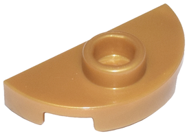 LEGO® los onderdeel Plaat Rond in kleur Parel Goud 1745