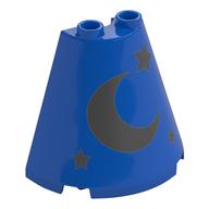 LEGO® los onderdeel Kegel met Motief Blauw 38317pb01