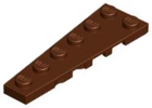 LEGO® los onderdeel Wig Plaat Roodachtig Bruin 78443
