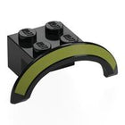 LEGO® los onderdeel Spatbord met Motief Zwart 98282pb02