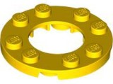Plaatje in Gallery viewer laden, LEGO® los onderdeel Plaat Rond in kleur Geel 11833