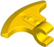 Plaatje in Gallery viewer laden, LEGO® los onderdeel Wapen in kleur Geel 53454