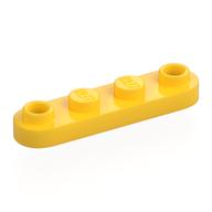 Plaatje in Gallery viewer laden, LEGO® los onderdeel Plaat Rond in kleur Geel 77845