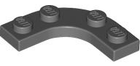LEGO® onderdeel Plaat Rond Donker Blauwachtig Grijs 68568