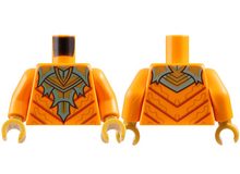 Plaatje in Gallery viewer laden, LEGO® los onderdeel Lijf met Motief Oranje 973pb5829c01