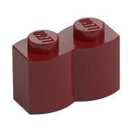 Plaatje in Gallery viewer laden, LEGO® los onderdeel Steen Aangepast Donkerrood 30136