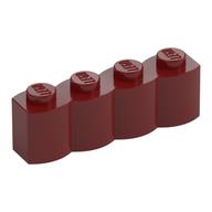 LEGO® los onderdeel Steen Aangepast Donkerrood 30137