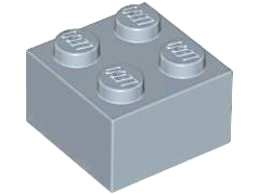 LEGO® los onderdeel Steen in kleur Zandblauw 3003