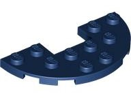 LEGO® los onderdeel Plaat Rond in kleur Donkerblauw 18646
