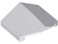 LEGO® onderdeel Dakpan Gebogen Licht Blauwachtig Grijs 1762