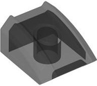 LEGO® Dakpan Gebogen Doorzichtig Zwart (2023) 30602