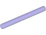 LEGO® los onderdeel Staaf in kleur Doorzichtig Paars 30374