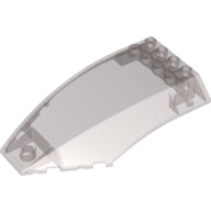 LEGO® los onderdeel Voorruit Doorzichtig Zwart 45705