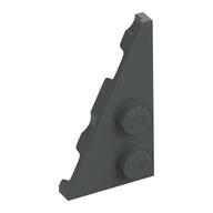 LEGO® los onderdeel Wig Plaat Donker Blauwachtig Grijs 65429
