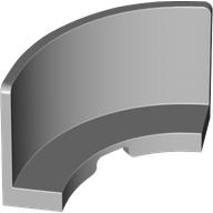 LEGO® los onderdeel Paneel Licht Blauwachtig Grijs 3535