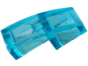 LEGO® onderdeel Dakpan Gebogen Doorzichtig Lichtblauw 11477