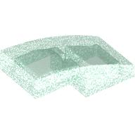 Plaatje in Gallery viewer laden, LEGO® Dakpan Gebogen Satijn Doorzichtig Lichtblauw 11477