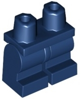 LEGO® los onderdeel Benen Aangepast Donkerblauw 970cm00