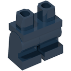 LEGO® los onderdeel Benen Aangepast Donkerblauw 970cm00
