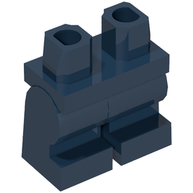 LEGO® los onderdeel Benen Aangepast Donkerblauw 970cm00