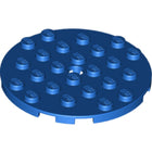 LEGO® los onderdeel Plaat Rond in kleur Blauw 11213