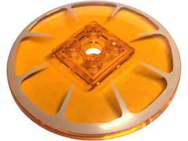 LEGO® Schaal met Motief Doorzichtig Oranje 44375bpb26