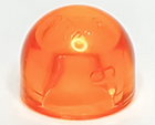 LEGO® los onderdeel Steen Rond Doorzichtig Oranje 6908