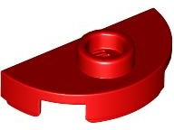 LEGO® los onderdeel Plaat Rond in kleur Rood 1745