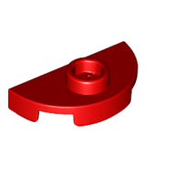 LEGO® los onderdeel Plaat Rond in kleur Rood 1745