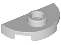 LEGO® los onderdeel Plaat Rond Licht Blauwachtig Grijs 1745