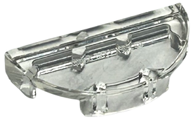 LEGO® los onderdeel Tegel Rond in kleur Doorzichtig 1748