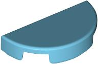 LEGO® los onderdeel Tegel Rond Medium Azuurblauw 1748