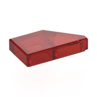 Plaatje in Gallery viewer laden, LEGO® los onderdeel Tegel Aangepast Doorzichtig Rood 5091