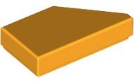 LEGO® los onderdeel Tegel Aangepast Helder Licht Oranje 5091