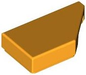 Plaatje in Gallery viewer laden, LEGO® los onderdeel Tegel Aangepast Helder Licht Oranje 5092