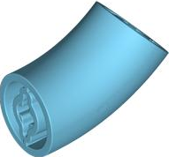LEGO® los onderdeel Steen Rond Medium Azuurblauw 5489