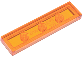 LEGO® los onderdeel Tegel Algemeen Doorzichtig Oranje 2431