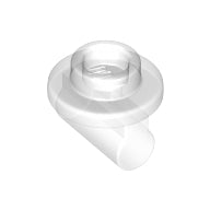 LEGO® los onderdeel Plaat Rond in kleur Doorzichtig 79194