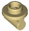 LEGO® los onderdeel Plaat Rond in kleur Geelbruin 79194