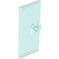 LEGO® los onderdeel Deur Doorzichtig Lichtblauw 80683