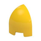 LEGO® los onderdeel Dakpan Gebogen in kleur Geel 1871