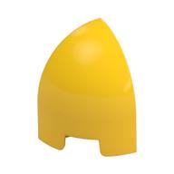 LEGO® los onderdeel Dakpan Gebogen in kleur Geel 1871