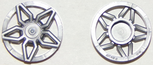Plaatje in Gallery viewer laden, LEGO® los onderdeel Wiel Accessoire in kleur Zilver 29117b