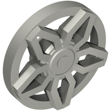 Plaatje in Gallery viewer laden, LEGO® los onderdeel Wiel Accessoire in kleur Zilver 29117b