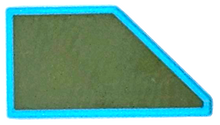 Plaatje in Gallery viewer laden, LEGO® Tegel Aangepast met Motief Medium Azuurblauw 5091pb001